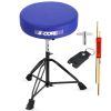 5Core Drum Throne Padded Guitar Stool Height Adjustable Drummer Seat Music Chair for Adults And Kids - BLUE