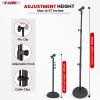 5Core Mic Stand Floor Adjustable Universal Heavy Duty Microphone Stands Round Base Soporte De micr√≥fono - MS RBP 3T