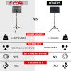 5 Core Sheet Music Stand Dual Use Professional Portable Music Stand, Metal Desktop Tripod Music Book Stand & Orchestral Sheet Stand Folding Adjustable
