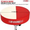 5 Core Drum Throne Padded Guitar Stool Height Adjustable Drummer Seat Music Chair for Adults And Kids - RED