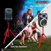 5 Core Speaker Stand Tripod Floor Tall Adjustable Up to 72 Inch DJ Studio Monitor Stands Pole Mount -- SS ECO 1PK WoB