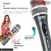 5 Core Mic Karaoke Dynamic Handheld XLR Microphone for Professional Vocal Recording Live Stage Singing Music Neodymium 1/4 Corded Wired Micr√≥fono - N