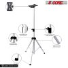 5 Core Speaker Stand Tripod Floor Tall Adjustable Up to 72 Inch DJ Studio Monitor Stands Pole Mount -- SS ECO 1PK WoB