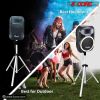 5 Core Speaker Stand Tripod Floor Tall Adjustable Up to 72 Inch DJ Studio Monitor Stands Pole Mount -- SS ECO 1PK WoB