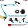 5 Core Mic Arm Adjustable Boom Microphone Stand Desk Mount Heavy Duty Brazo Para Microfono for Condenser Dynamic Mics - MS ARM BLU